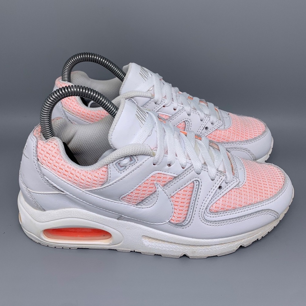 Nike‎ Air Max Command White Bright Mango Running Shoes 397690‑128 Women's Sz 7